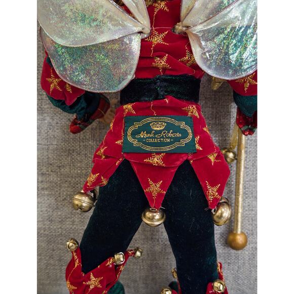 Mark Roberts Christmas Jester Fairy figure 16" tall collectible holiday retired - Picture 3 of 5